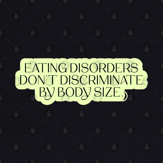 Eating Disorders Dont Discriminate By Body Size by Football from the Left